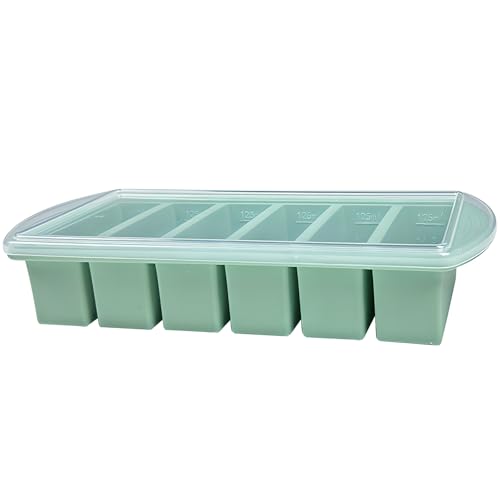 Moldes de silicona para congelador 125ml verde miniatura 1