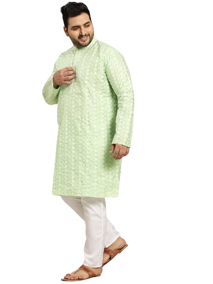 Image of SOJANYA (Since 1958, Men's Silk Blend Grey Kurta Pyjama & Silk Blend Jacket Combo