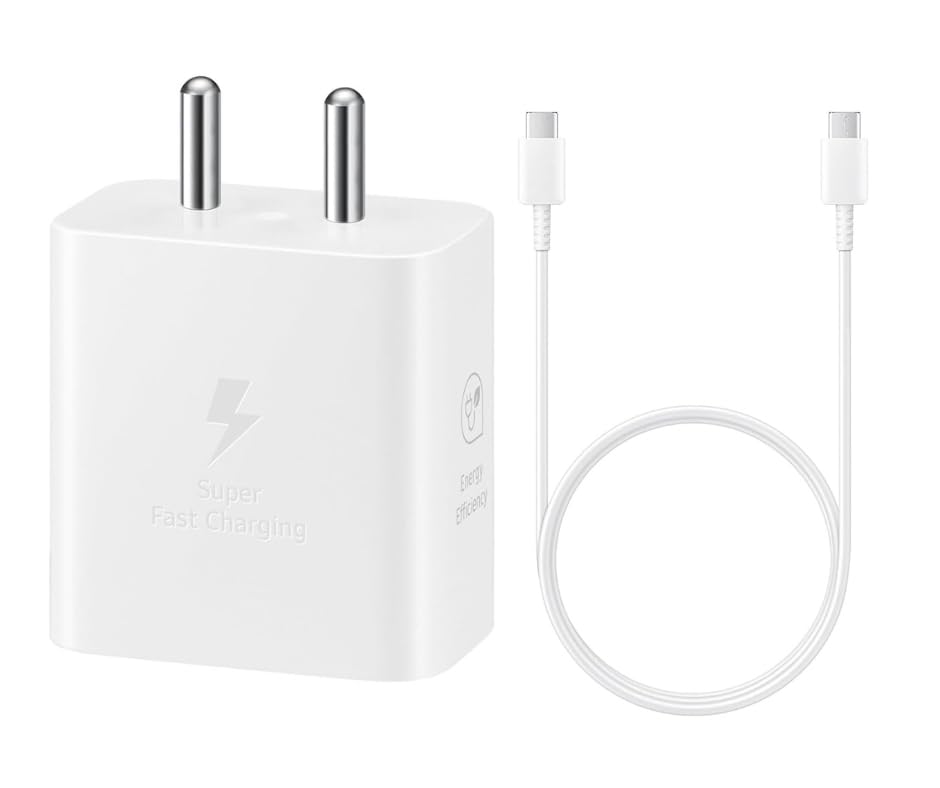 Image of Samsung Original 45W Charger with 1M Type C Cable Compatible with Samsung S26 /S25 /S24 Ultra /S24+ /S23 Ultra /S23 FE /S22 /S21 FE /Z Fold 7 /F55 /M55 /M35 /A55 /A35 /M14 /S11 /S9 Plus /Z Fold 7 /Flip 7 /6 /5