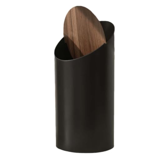 Caneca de basura compacta de 9L color negro