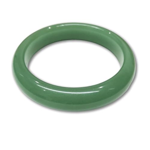 Bracelet en jade pour femmes YCQYM bijou vert foncé de 56 mm