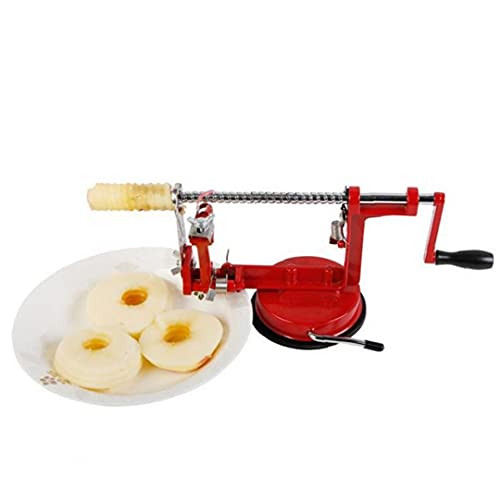 3 in 1 Apple Peeler Slicer Machine Cutter Corer Fruit Groente Potato Remover Rode Keuken Fruitschiller - Image 4