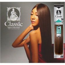 Hollywood Classic Virgin Perm Remy 100% Human Hair 14" Color 1B