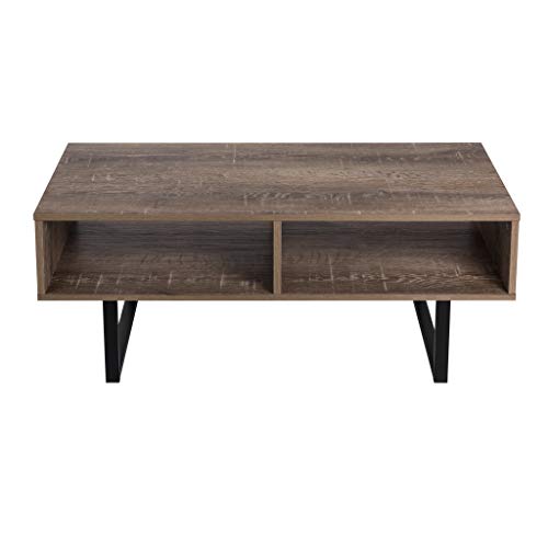 Avalon Home Tribeca Media Console Table, Brown