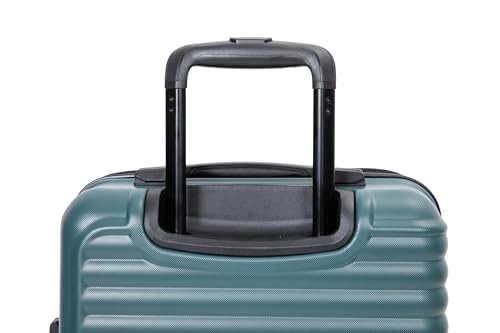 Lightweight 20" Carry-On Suitcase for Travel, Comfortable Handles & 360° Spinner Wheels, Vibrant Green4