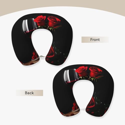 Almohada de espuma viscoelástica cervical negra miniatura 3