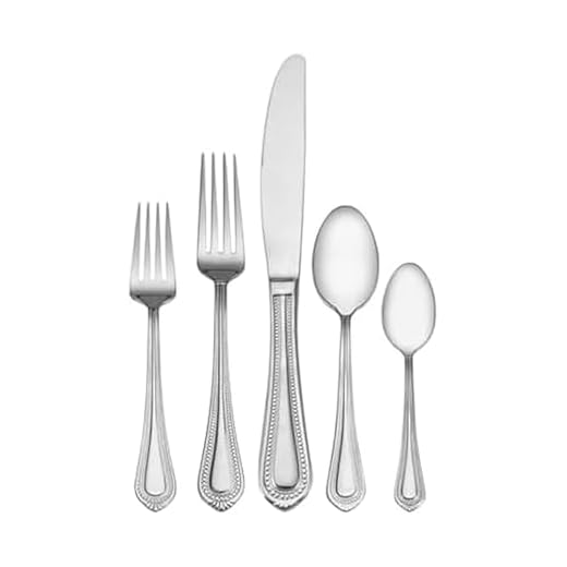 Mikasa Regent Bead 65-Piece Flatware Set