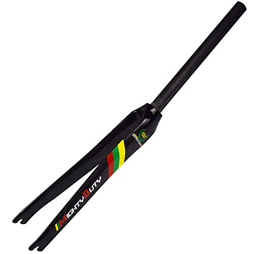 MIGHTYDUTY wacako Carbon Fiber Road Bike Rigid Forks 28.6mm V Type 700C Disc
