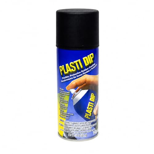 Plasti Dip Plasti Dip11203-6 Black Rubber Coating Spray - 11 oz. (Pack of 1)