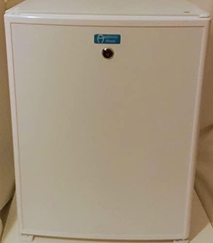 12V/240V White W/Lock Absorption Fridge CamperVan Caravan MotorHome Barge Boat