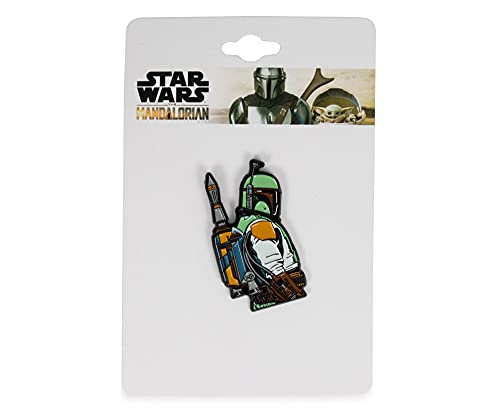Star Wars: The Mandalorian Boba Fett Exclusive Enamel Pin Badge | Metal Brooch Accessories For Backpack, Clothes, Hats, Lapels | Official Disney+ Collectible2