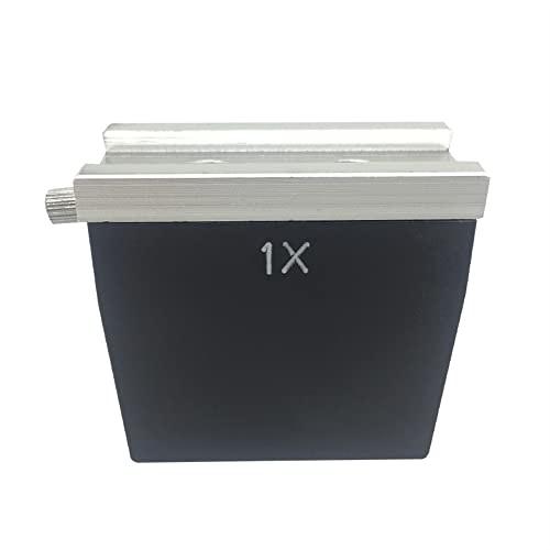 顕微鏡キット 双眼対物レンズ 1X 2X 3X 4X 実体顕微鏡用 金属材料対物レンズ 光学ガラス顕微鏡アクセサリーパーツ 顕微鏡レンズアダプター(1X)