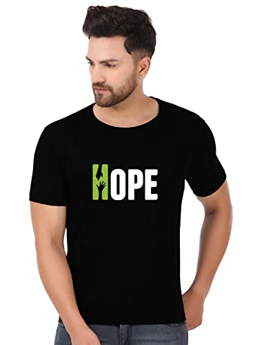 Image of God Faith and Pray Printed Premium Trending Tshirts | Round Neck Half Sleeve Regular Fit Black Tshirt for Men | Cotton Summer Wear Stylish Unisex Tshirt | Best Gifts Tees