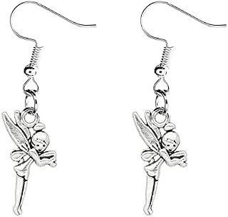 Fairy Earrings Sterling Silver 925 Hooks, for Girls, Women and Fairy Parties