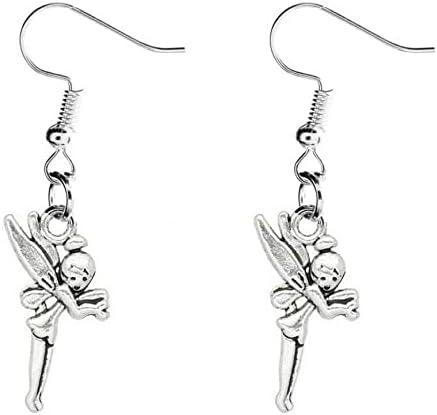 Fairy Earrings Sterling Silver 925 Hooks, for Girls, Women and Fairy Parties
