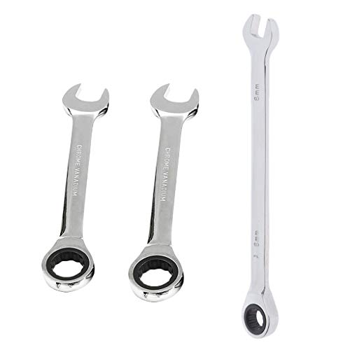 F Fityle 3x Reparação Automática De Chave Inglesa De Chave De Catraca Métrica Manter Ferramentas 6/7