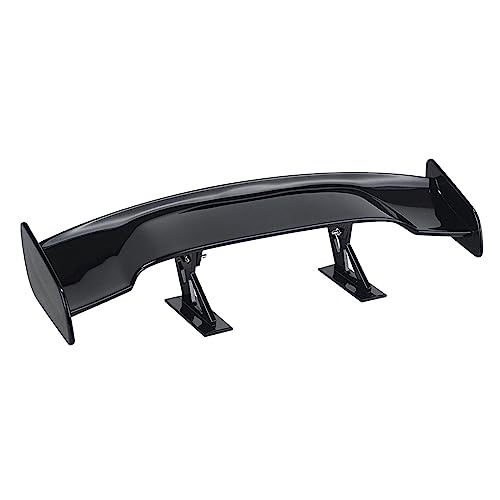 Image of Universal Mini Car Spoiler Wing | Premium ABS Auto Tail Wing Black | Easy Peel & Stick Installation for All Cars | Enhanced Driving Stability|1Pcs Car Mini Spoiler Wing