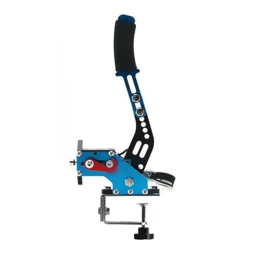 PC�T�C�h�u���[�L�A USB�n���h�u���[�LSIM�A�݊���������܂�Logicool G25/27/29 T300 T500 64�r�b�gPC���[�V���O�Q�[���ɑΉ�(Blue and fixing clip)