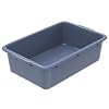 DUNCHATY 8.6 Gal Bus Tubs Extra Large Commercial Grade - Heavy Duty Plastic Wash Basin Dish Tub for Restaurant Kitchen - BPA Free Stackable Dishwasher Safe - 24.5" L x 16.5" W x 7" H 33L