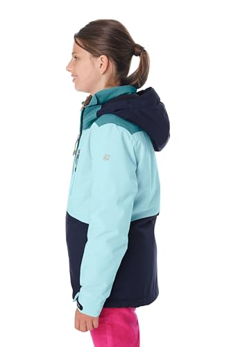 killtec Mädchen Skijacke/Funktionsjacke mit Kapuze und Schneefang KSW 331 GRLS SKI JCKT, mint, 140, 42091-000