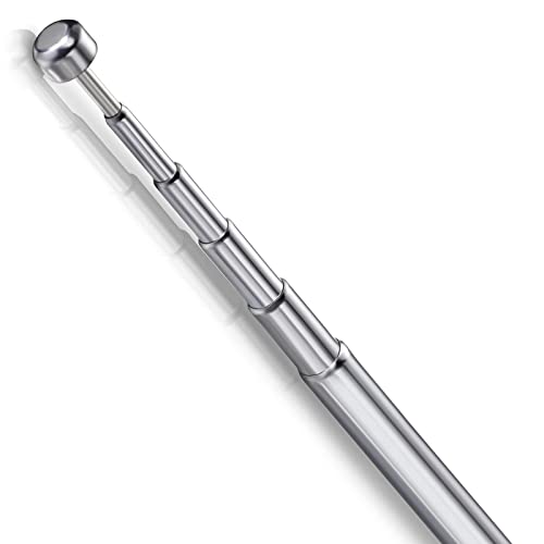 WANGCL FM DAB Radio Antenna Telescopic FM Aerial Replacement 76cm 7-Sections With F-Type Male Connector And 3PCS Converters for Radio TV AV - Image 3