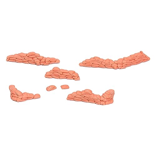 Perfeclan 1/72 Diorama Model Scenery Decor Simulazione Layout in Miniatura per Treni Strade ferroviarie Modello Fata Decorazioni da Giardino Accessorio, Sacco di Sabbia