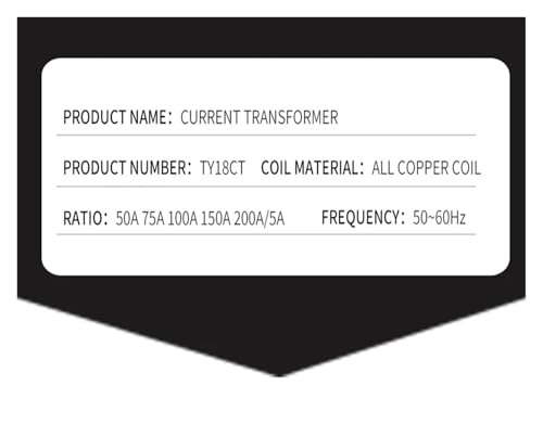 Transformador de corriente pinza KCT18 para sensor de riel con capacidad de hasta 30A 2