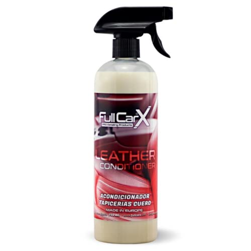 AutoFullCar - Leather Conditioner 750ml - Acondicionador Hidratante de Cuero Coche, Tratamiento Tapicería Asientos Cuero y Piel - Nutriente, Restaura Elasticidad Original Producto.