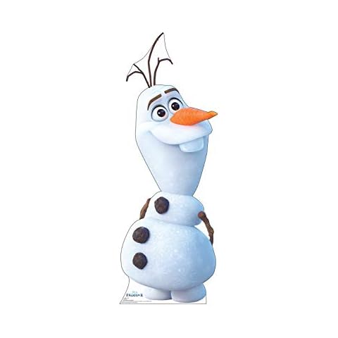 Olaf Life Size Cardboard Cutout from Frozen II Cover