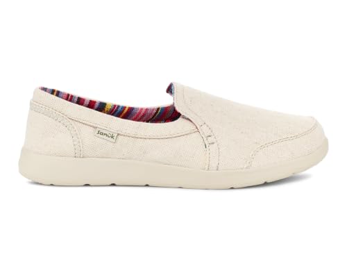 Image of Sanuk Womens Sidewalk Surfer Lite Slip Ons | Womens Shoes | Slip On Shoes for Women | Comfort Foam Footbed