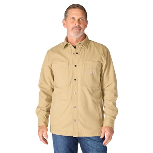Carhartt Men's Big & Tall Flame Resistant Canvas Shirt Jacket