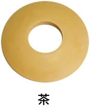 Practice Sword Kendo Shinai Tsuba-Dome Handguard Stopper for Bamboo Sword Rubber Brown