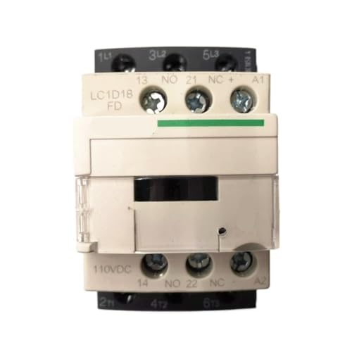 Contacteur LC1D18FDC 110VDC relais de puissance triphasé rail DIN automatisme
