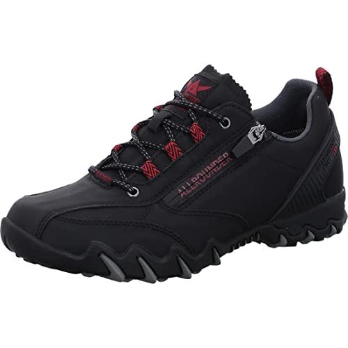 Allrounder by Mephisto Naila-tex Sportschuhe Damen Schwarz/Rot - 39 - Wanderschuhe Shoes