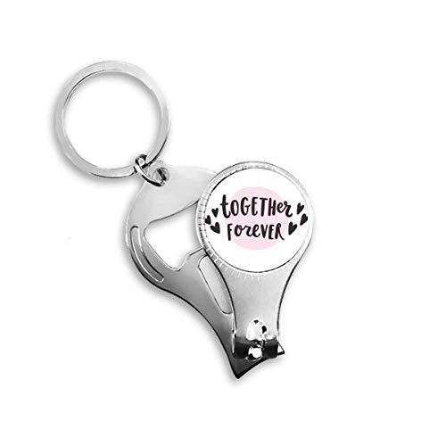 Décapsuleur porte-clés citation ongles pour pique-nique et apéro