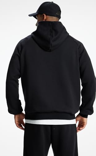 Men's Relaxed Fit Cotton Raglan Sleeve Hoodies Pullover Hooded Sweatshirt Casual Long Sleeve Shirts with Pocket4