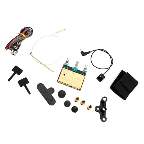 Milisten 1 Set Adjustable Violin Pickup with Mic Multifunctional Guitar Pickup for Ukulele and Other Instruments present for Music Lovers Easy to Use Compatible with Various Guitars
