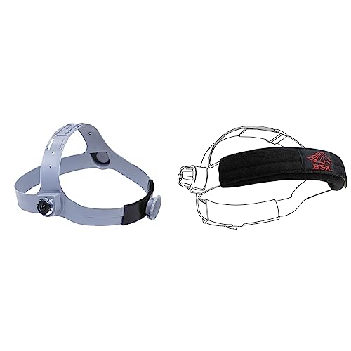 Fibre-Metal by Honeywell Headgear 1CR Pipeliner with BSX Black Helmet Sweatbands