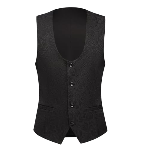 Men’s Suits Slim Fit 3 Piece One Button Tuxedo Suit Set Wedding Prom Dinner Party（Blazer+Vest+Pants）3