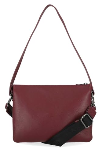 Harley-Davidson Women's Rebel Pebble Bar & Shield Crossbody Bag – Oxblood4