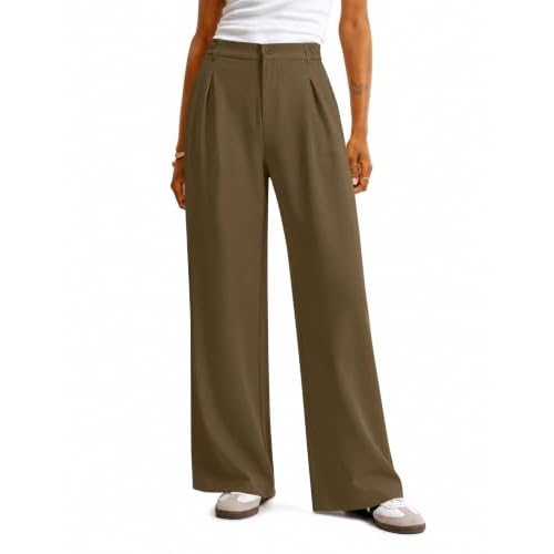 LOMON Womens Wide Leg Dress Pants 2026 Trendy Office Work Trousers
