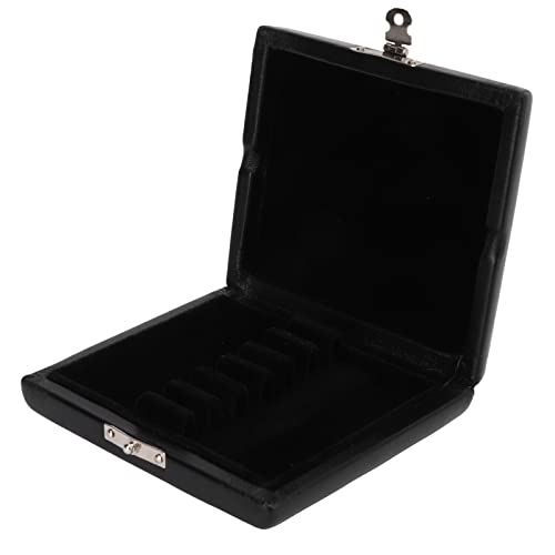 Oboe Reed Case PU Leather, Cañas Holder Reed Case Reed Case Holder Caja de Almacenamiento para 6 Cañas...
