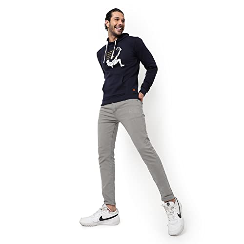 Image of CAHOOT Men's Printed Sweatshirt Regular Fit for Casual Wear | Full Sleeve | Cotton | Stylish Sweatshirt Crafted with Comfort Fit and High Performance for Everyday We