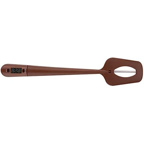 MAGT Professional Chocolate Digital Thermometer,Portable Kitchen Cooking & Candy Spatula Temperature Reader & Stirrer In One, Nylon+Silicone,Ideal For Chocolate,Creams,Sauces,Jams And Syrups Cover