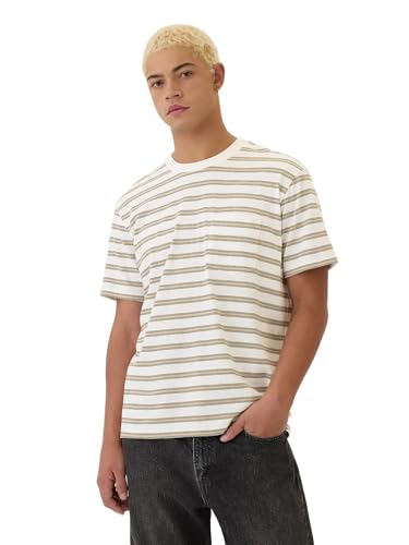 T-Shirt rayé avec Poche pour Homme Gap en coton confortable