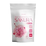 Sakura Powder, Sakura Imported from Japan, Additive-Free, 225g/7.94oz, Cherry Blossom Flavoring Powder, Japanese Cherry Blossom, Floral Sweet, Add Flavor to Drinks and Cakes, Improve Skin and Sleep
