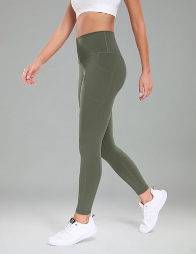 Image of Colorfulkoala Essential 7 /8 Leggings with Pockets | Yoga Pants for Women, Buttery Soft, Tummy Control, Workouts, Pilates, Casual, Gym, Athleisure, 25 inch Inseam