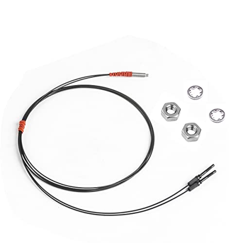 ZEFOXETO Paialu Diffuse Reflective Digital Fiber Optic, Opposite Fiber Optic Sensor, Diffuse Optical Fiber Probe Sensor Cable Line- for Power Systems Railway Monitoring FRS-410 M4