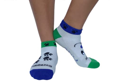 Athletic Performance Ankle Socks-Bright & Fun Running Socks with Motivational and Inspirational Design