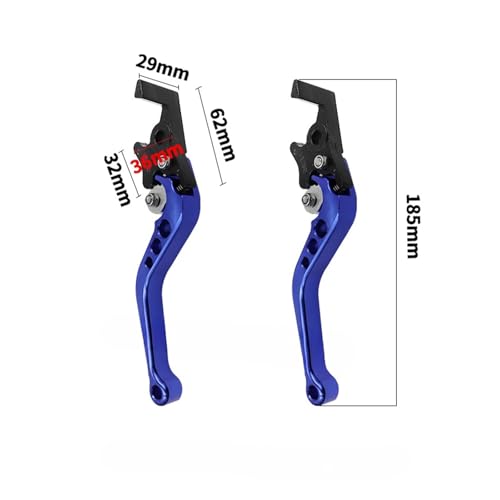 Levier de frein à double disque en alu CNC pour modification moto - 4